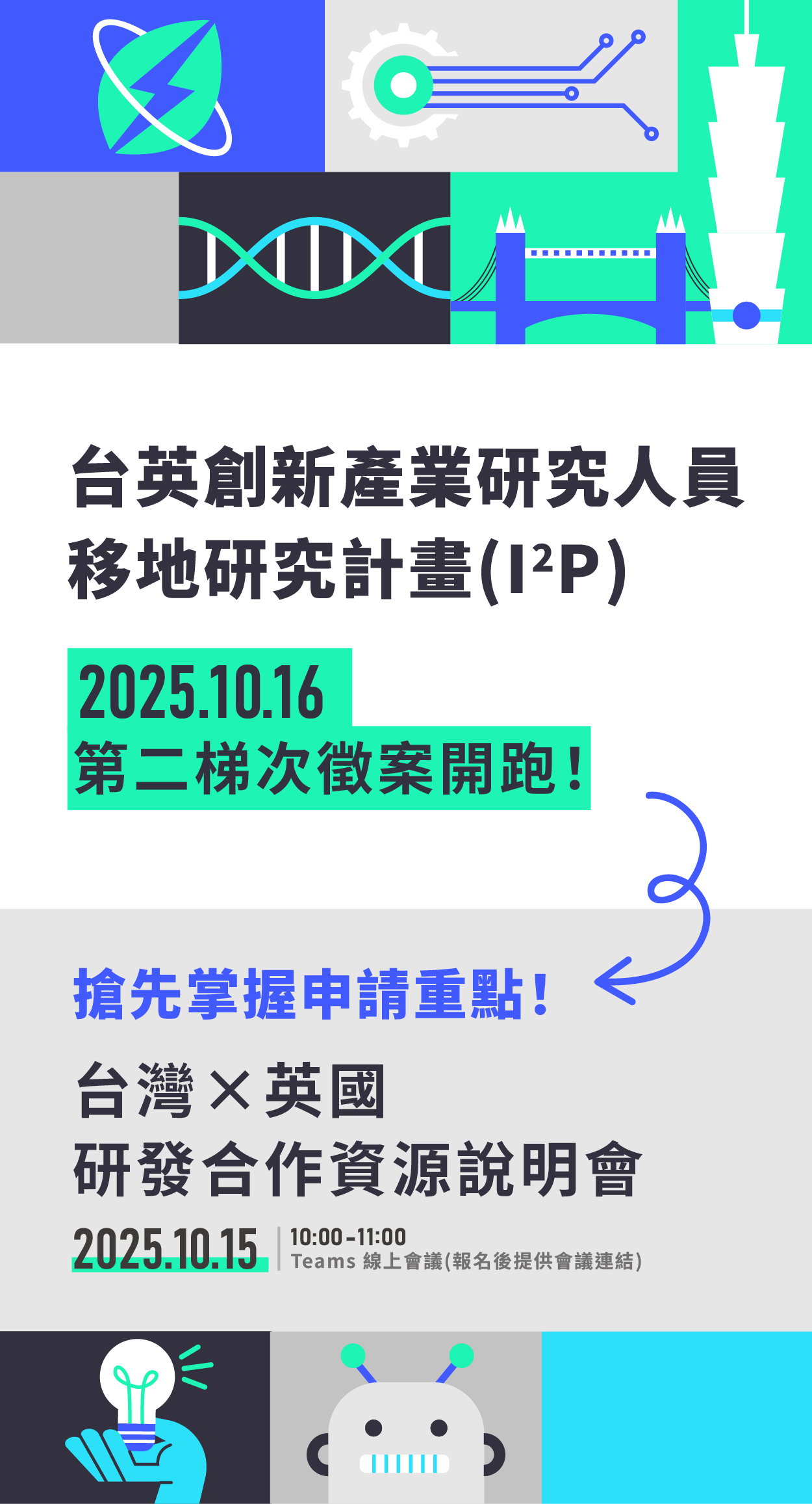 台灣 × 英國 研發合作資源說明會