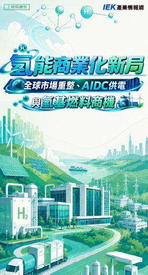 氫能商業化新局：全球市場重整、AIDC供電與氫基燃料商機線上研討會