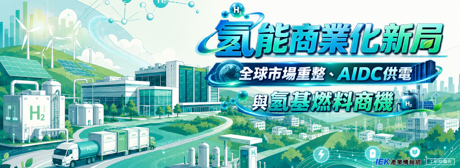氫能商業化新局：全球市場重整、AIDC供電與氫基燃料商機線上研討會